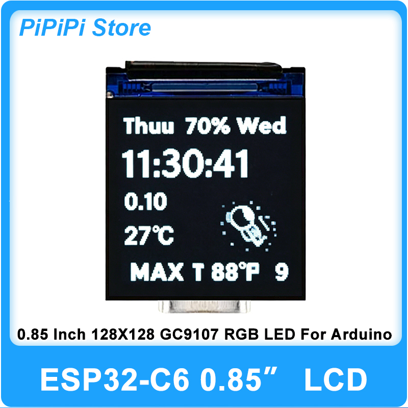 Esp32 Wifi Bluetooth Module - ESP32 C6 0,85 Zoll 128X128 IPS
