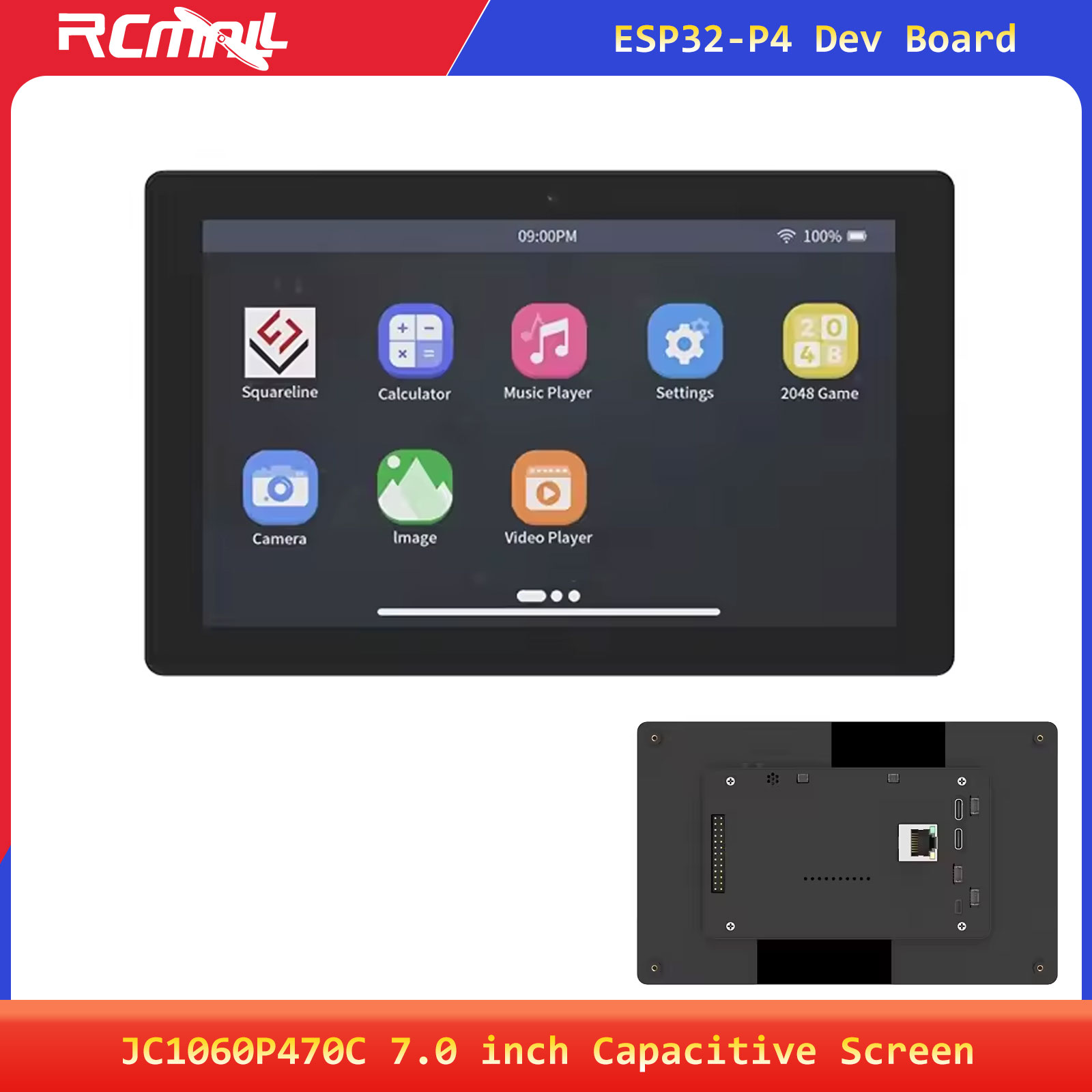 Esp32 C6 - JC1060P470C 7,0 Zoll 1024x600 IPS Kapazitives