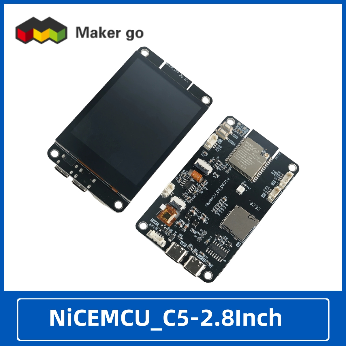 Esp32 Uart Module - ESP32-C5 Dual-Band-WLAN-Entwicklungsboard mit integriertem 2,8-Zoll-Touchscreen-Display und