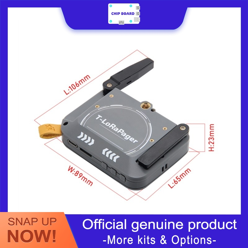 Esp32 Uart Module - LILYGO T-LoRa Pager Handkommunikationsgerät mit ESP32-S3,