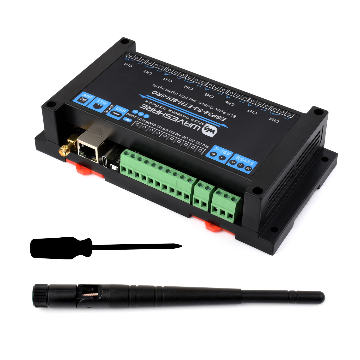 Waveshare Industrial 8-Kanal E – Esp32 Uart Module Bewertung und Preis