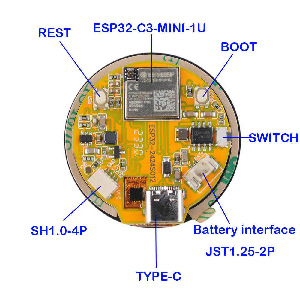 ESP32-Display 1,28 Zoll ESP32- – Esp32 C3 Bewertung und Preis