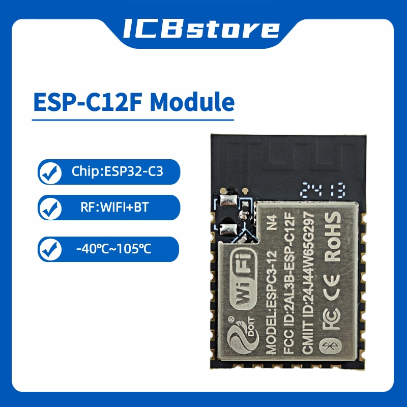 ESP32-C3-Serienmodul ESP-C12F  – Esp32 Wifi Bluetooth Module Bewertung und Preis