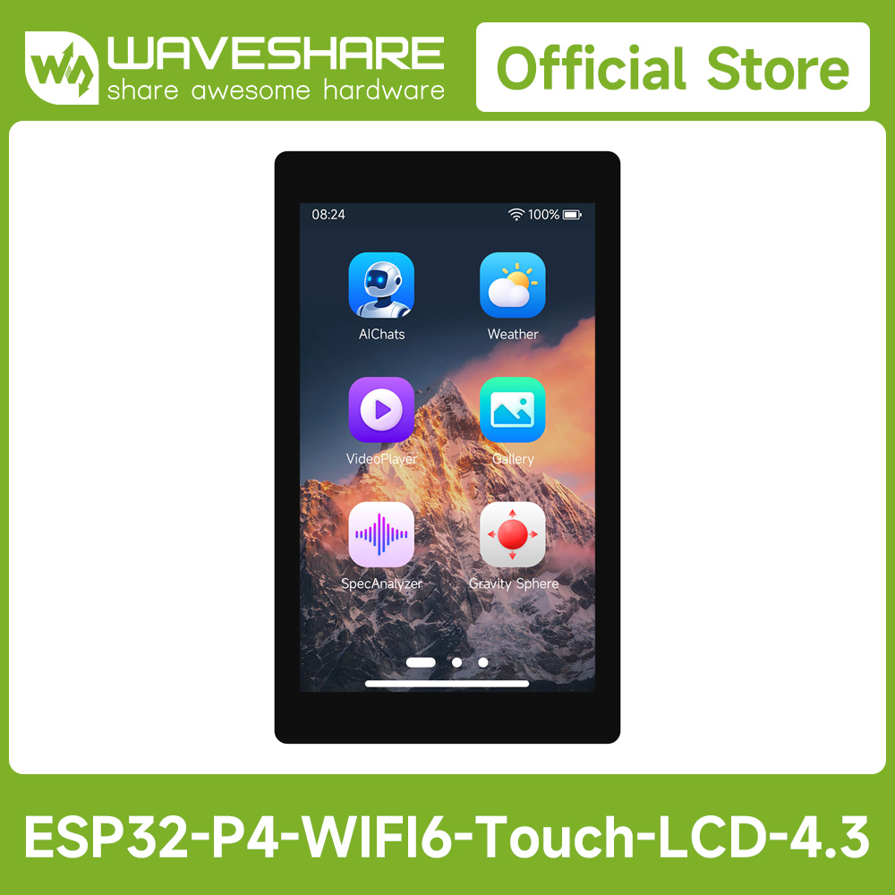 Waveshare ESP32-P4-WIFI6 4,3-Z – Esp32 Uart Module Bewertung und Preis