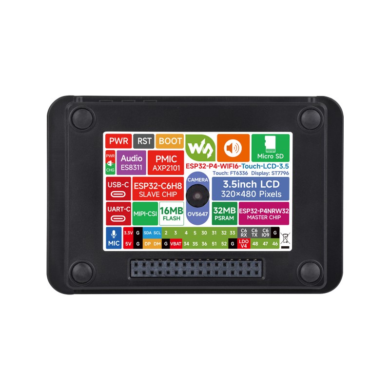 Waveshare ESP32-P4 Wi-Fi 6 Vis – Esp32 P4 Bewertung und Preis