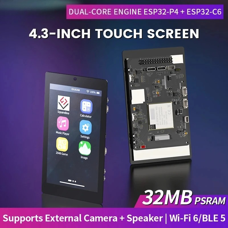 4,3 Zoll 480x800 IPS Kapazitiv – Esp32 C6 Bewertung und Preis